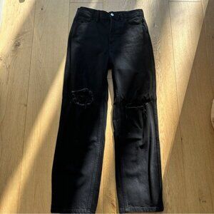 OAK   FORT HIGH RISE STRAIGHT LEG JEANS - 27